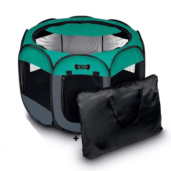 Other - Portable Foldable Pet PlaypenCarrying Case Water-Resistant Removable Shade Cover